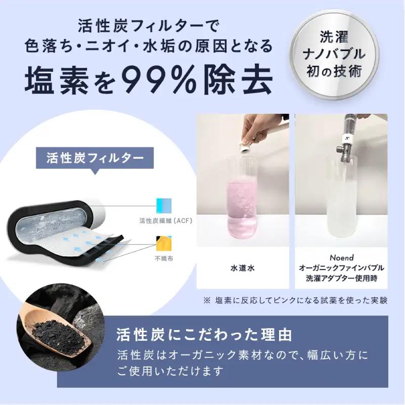 洗濯機アダプター＆フィルターケースセット（シルバー） 【279003-2】