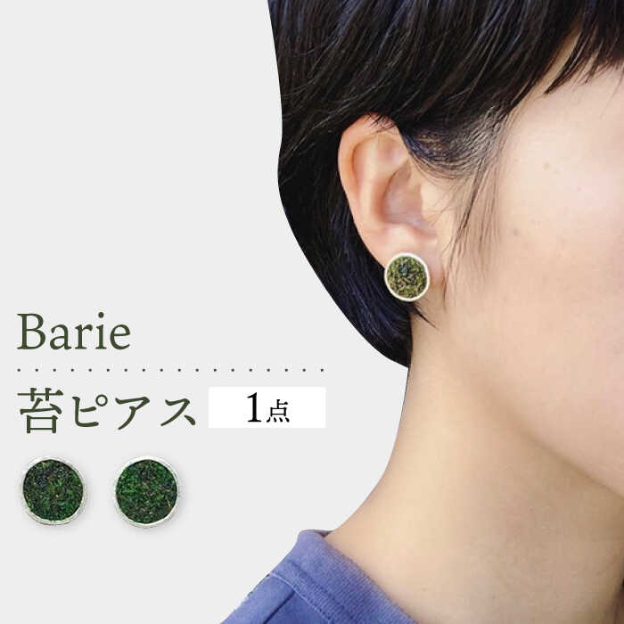 【ふるさと納税】苔 ピアス アクセサリー コケ 大村市 Barie[ACYO012]