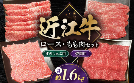 近江牛 すきしゃぶ・焼肉セット1.6kg [AQDB033] 牛肉 焼肉