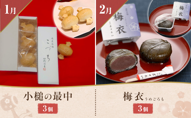 【1月配送開始】老舗「菓匠あさおか」季節を味わう和洋菓