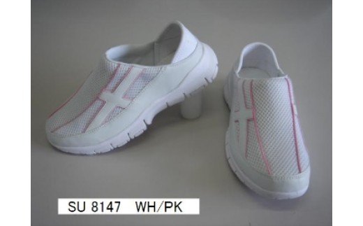 ナースサンダル　SU8147 （WH/PK、Mサイズ）