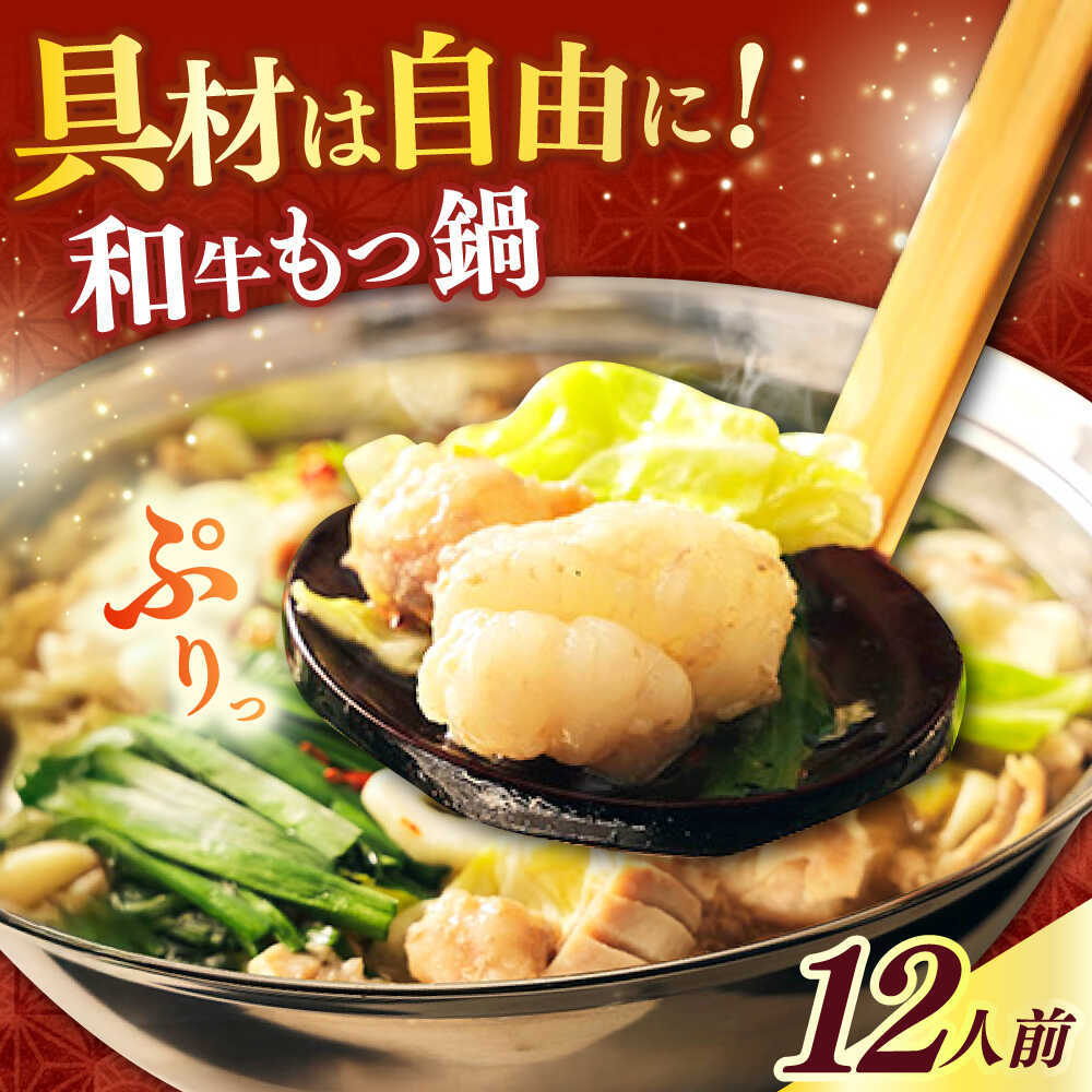 【ふるさと納税】【年内発送】【博多久田】和牛もつ鍋セット 12人前《築上町》【久田精肉店】もつ鍋 博多 もつなべ[ABCL175]
