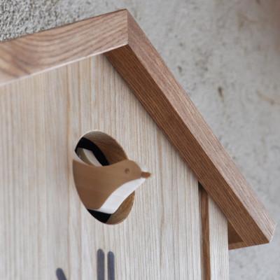 ふるさと納税 高山市 オークヴィレッジのカッコークロック　森の巣箱　AH002