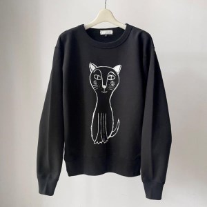 CAT SWEATSHIRT【Lサイズ／BLACK】