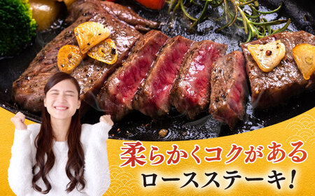 佐賀牛ロースステーキ 計400g（200g×2枚）/ ロース ステーキ 牛肉 国産 和牛 / 佐賀県 / 株式会社中山牧場 [41AOCW007]
