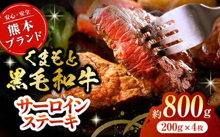 黒毛和牛サーロイン ステーキ用 約800g（約200g×4枚）【吉里精肉】[ZEW015]