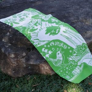 ぐらいん手ぬぐい「うつくし山梨市・新緑の西沢渓谷」計2枚【1647032】