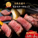 【ふるさと納税】 鳥取県産牛 最高級部位 ヒレステーキ 120g～1kg （選べる容量） 倉吉 人気 返礼品 ステーキ セット 牛肉 赤身 ヒレ ヒレ肉 希少部位 国産牛 肉