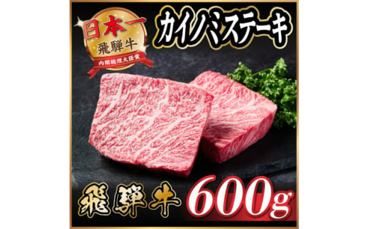 飛騨牛　カイノミステーキ約600g【1531162】