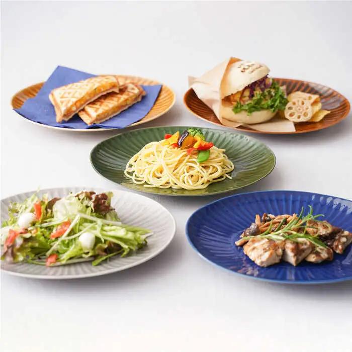 【波佐見焼】しのぎ 楕円皿 プレート（大） 5colors 5枚セット 食器 皿 【一龍陶苑】 [CC55]  波佐見焼