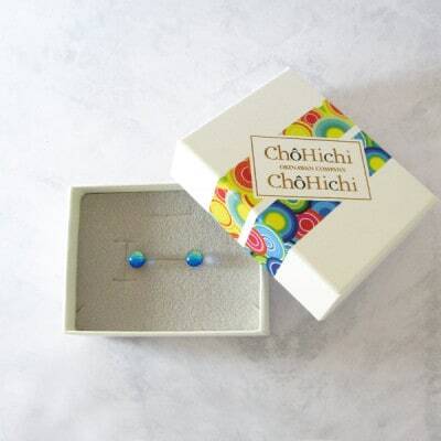 長七屋のケラマブルーピアス pi06-1 販売証明書付き シルバー【1357532】