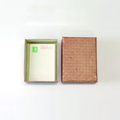 ふるさと納税 海南市 柿渋塗　四つ目箱　はがきサイズ　赤布付 |  | 02