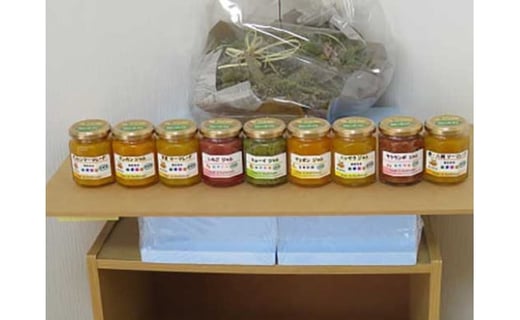 ポンカンと季節の果物をつかった、手作りジャム・マーマレードセット＜3個入り＞ 柑橘 ぽんかん フルーツ みかん ミカン オレンジ 限定 和歌山 果物【sse201A】