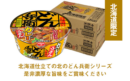 日清 北のどん兵衛 カレーうどん [北海道仕様]24個