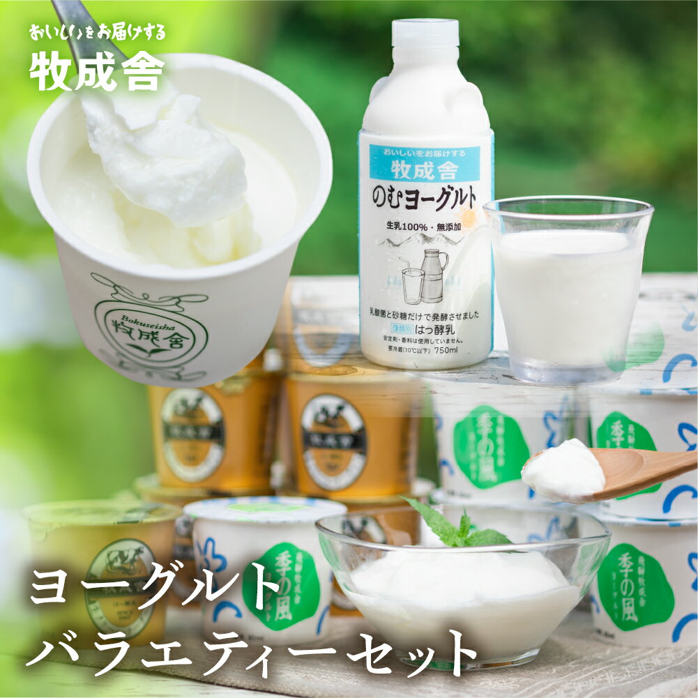 【ふるさと納税】飛騨 牧成舎 ヨーグルト 3種 7個 4種 12個 セット ヨーグルト ギフト まとめ買い 牧成舎 冷蔵 冷蔵保存 さっぱり 低カロリー ヘルシー 生クリーム 濃厚 [Q1056x]《hida0307》