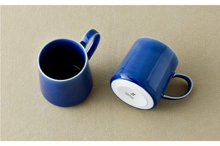 【波佐見焼】マグカップ 2個セット （ブルー） スープカップ スープマグ 食器 皿 【光春窯】 [XD21]