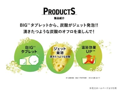 SA3019　花王バブ モンスターバブル NIGHTモード 6錠入×4箱