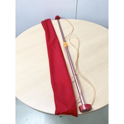 ふるさと納税 伊勢崎市 片手なわとびハッピージャンプ　赤色255センチ