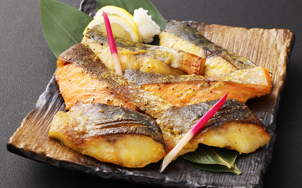 磯鷸之庄 魚の西京漬け 計6切 （3種×各2切入） ・エビフライ （12本入） のギフトセット