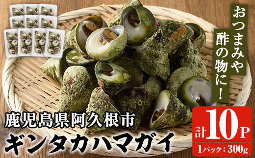 数量限定！ギンタカハマガイ(三角みな)ボイル(300g×10パック)国産 鹿児島県産 貝 魚介類 おかず 料理 おつまみ【福美丸水産】akn033-22