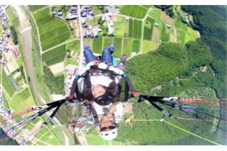 丹波の空 パラグライダー タンデムフライト 〈丹波市〉 体験 アクティビティ