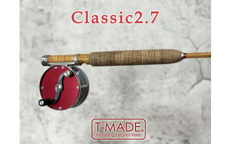【レッド】T-MADE　Classic2.7リール | フライフィッシング リール 草加市