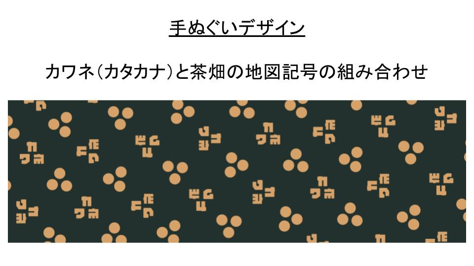 
8-2 川根茶染の手ぬぐい（カワネ柄）
