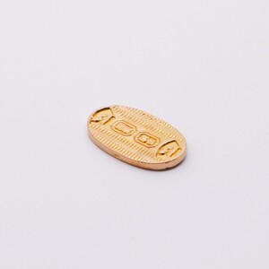 【置物】K24 純金(約1.0g)　ミニピュア(R)　金の小判（SH-0021）