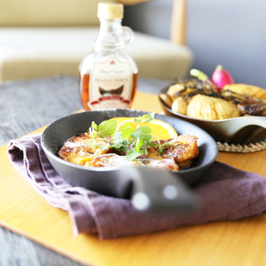 ポトペリー Eldペア スキレット M(ブラック×グリーン)　