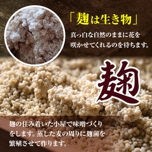 【A73003】＜定期便・全3回(3ヶ月おきにお届け)＞手作りいろは味噌(計6kg・2kg×3回) 鹿児島 国産 味噌 みそ 田舎みそ 田舎味噌 手作り味噌 調味料 はだか麦 定期【いろは味噌】