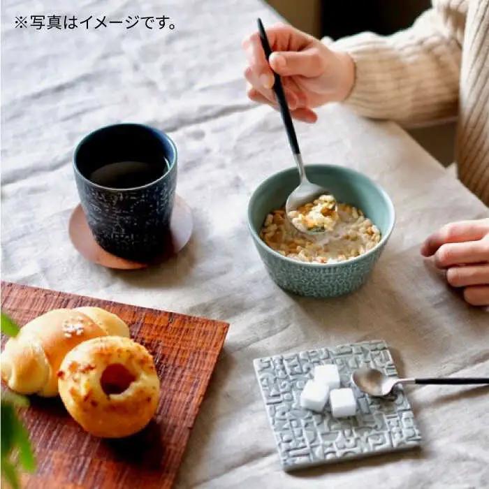 【波佐見焼】PATTERNED BOWL ペア 2点セット squall gray ＋ yellow 食器 皿 【BIRDS’ WORDS】 [CF023]  波佐見焼