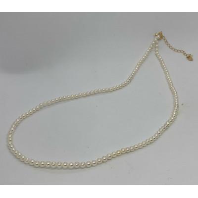 ふるさと納税 鳥羽市 三重県産あこや真珠3.0-3.5mmネックレスピアスセット　1000-17