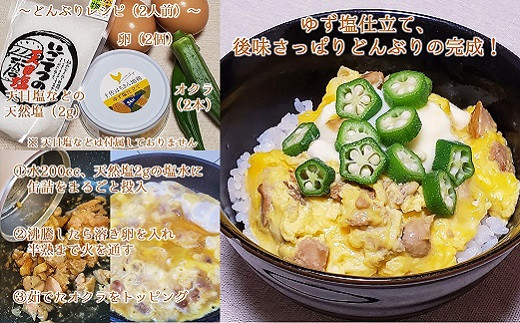 ☆どんぶりレシピ　　※天日塩などは付属しておりません。