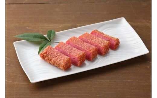 赤てん５枚セット【かまぼこ 蒲鉾 練り物 唐辛子 トウガラシ ピリ辛 辛い 天ぷら てんぷら テンプラ セット おつまみ 肴 魚介 水産 揚げ物 揚物 フライ お弁当 弁当 昼食 夕食 お手軽 人気 おすすめ 鳥取県 琴浦町 送料無料】