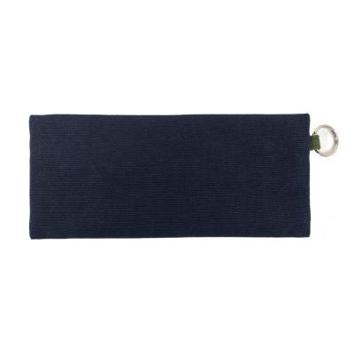 ふるさと納税 加東市 帆布工房　横長ポーチ(ネイビー)　約9.5×21cm |  | 01
