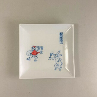 瑞峯窯 有田焼 クリスマス鳥獣戯画 ”チアーズ” マグカップ＆プレート 原重製陶所 A25-332_イメージ5