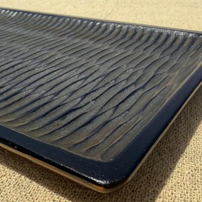 ふるさと納税 香川県 【香川漆器】27cm長角盆　ヨコツキ象谷塗 |  | 01