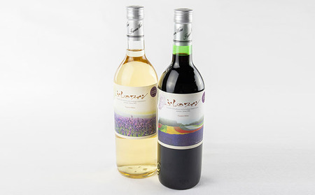 ふらのワイン（赤・白）720ml×2本セット (お酒 酒 ワイン ぶどう 飲み物 アルコール 北海道 送料無料 道産 富良野市 ふらの)