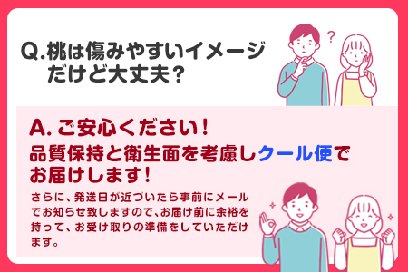 桃 あら川の桃 約2kg　【2027年先行予約】