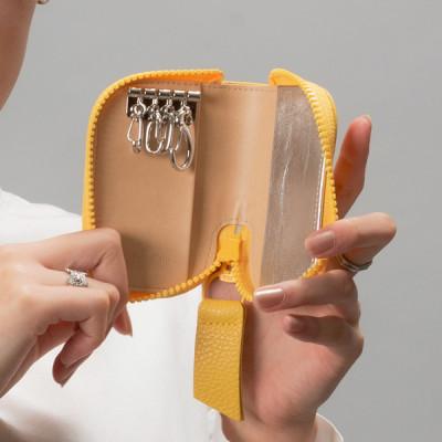 ふるさと納税 豊岡市 豊岡財布　キーケース　CITG-019 イエロー |  | 02