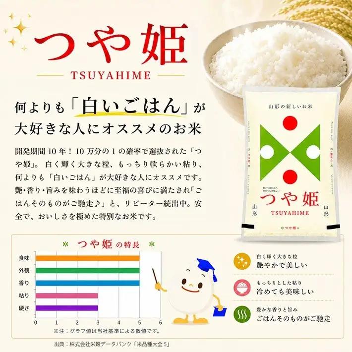 ≪新米予約≫ 令和8年12月中旬お届け 精米 つや姫 10kg 5kg×2袋 山形県産 令和8年産米 ご希望の時期頃お届け 東北 山形県 遊佐町 庄内地方 精米 白米 小分け 少人数 阿部ベイコク[1