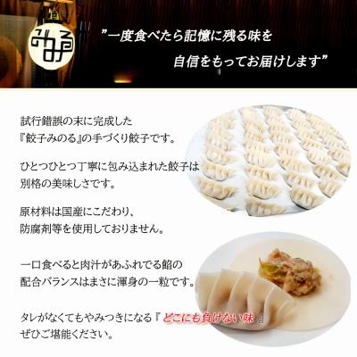 ふるさと納税 新居浜市 餃子みのる 手づくり餃子(ギョーザ)90個(60個&しそ餃子30個) 冷凍 防腐剤不使用 |  | 02