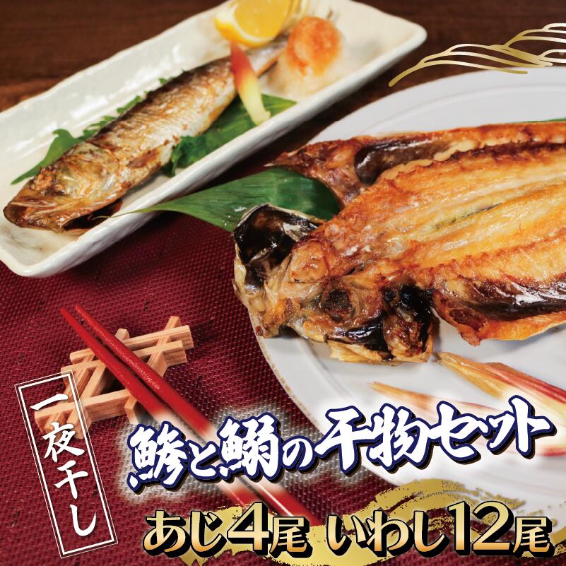 【ふるさと納税】 干物セット 16尾 銚子産 あじ 4尾 いわし 12尾 一夜干し セット 干物 さかな 肴 魚 新鮮 海鮮 魚介 ひもの 鰯 鯵 水揚げ 真いわし 真空パック 地魚 食べ比べ 人気 グルメ プレゼント お歳暮 長期保存 送料無料 ふるさと納税 千葉県 銚子市 銚子たかね