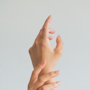 【甲府ジュエリー】K18　ダイヤ　0.04ct　リング　（39700952）