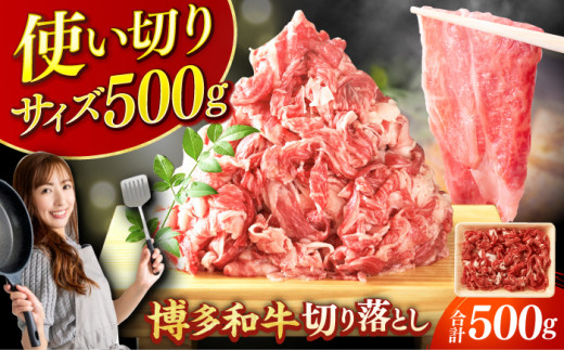 【博多和牛】切り落とし 500g 国産牛 肉 牛肉 切り落とし 和牛 博多和牛 切り落とし 肉 牛肉 和牛 切り落とし 広川町 / 株式会社MEAT PLUS [AFBO073]