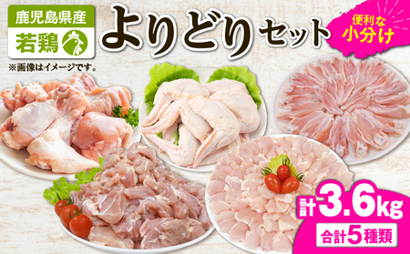2650 若鶏よりどり3.6kgセット KN105-009 国産 鹿屋市県産 鶏肉 鶏 鳥肉 鶏もも 手羽元 手羽先 チキンリブ 肩肉 セット 小分け 真空 冷凍 冷凍保存 TRINITY ふるさと納税 鹿児島 鹿屋市 おすすめ ランキング プレゼント ギフト