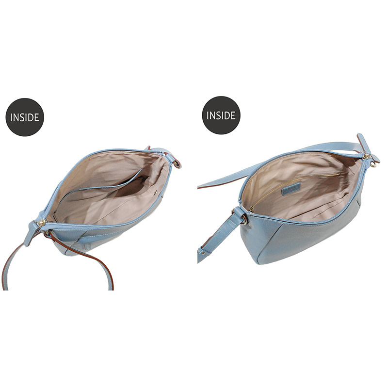 ネオシュリンク ミニマルショルダーバッグ 【LIME】：スモーキーブルー