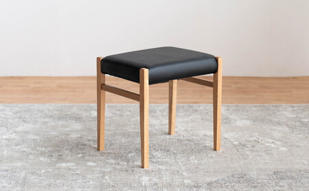 STジャンブル01 スツール オーク オールマイティブラック 1脚 単品 チェア 椅子