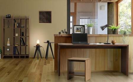 ノコ デスク 140【ウォールナット／オーク】