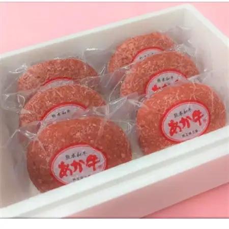 あか牛100%ハンバーグセット(あか牛ハンバーグ120g×6個)(益城町)【配送不可地域：離島】【1526892】
